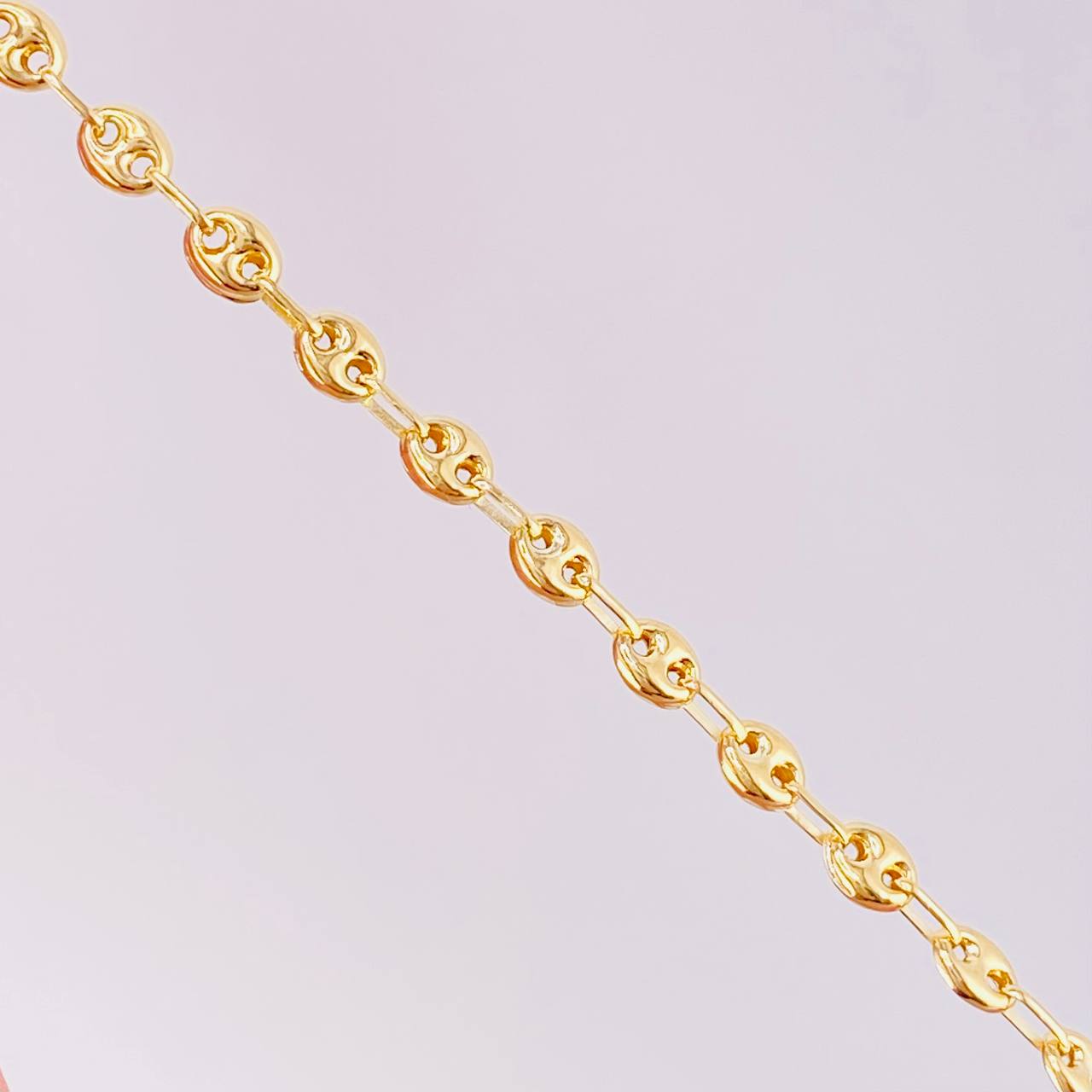 Rosario GC Virgen Milagrosa 6.45g / 22 in / 3.45mm Oro Amarillo 18K