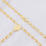 Rosario GC Virgen Milagrosa 6.45g / 22 in / 3.45mm Oro Amarillo 18K