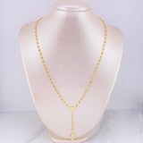Rosario GC Virgen Milagrosa 7.1g / 20 in / 3.75mm Oro Amarillo 18K