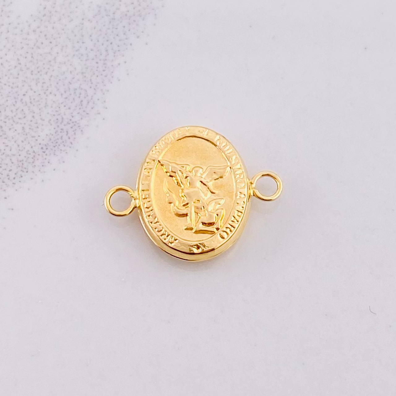 Herraje San Miguel Arcangel 0.45g / 3/4 in Oro Amarillo 18K
