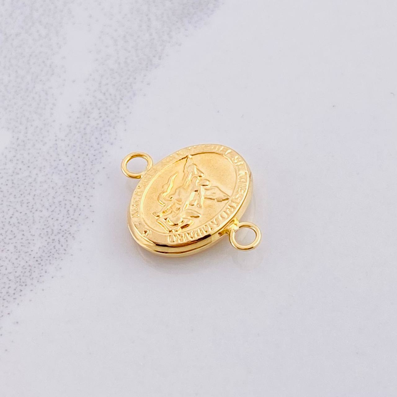 Herraje San Miguel Arcangel 0.45g / 3/4 in Oro Amarillo 18K