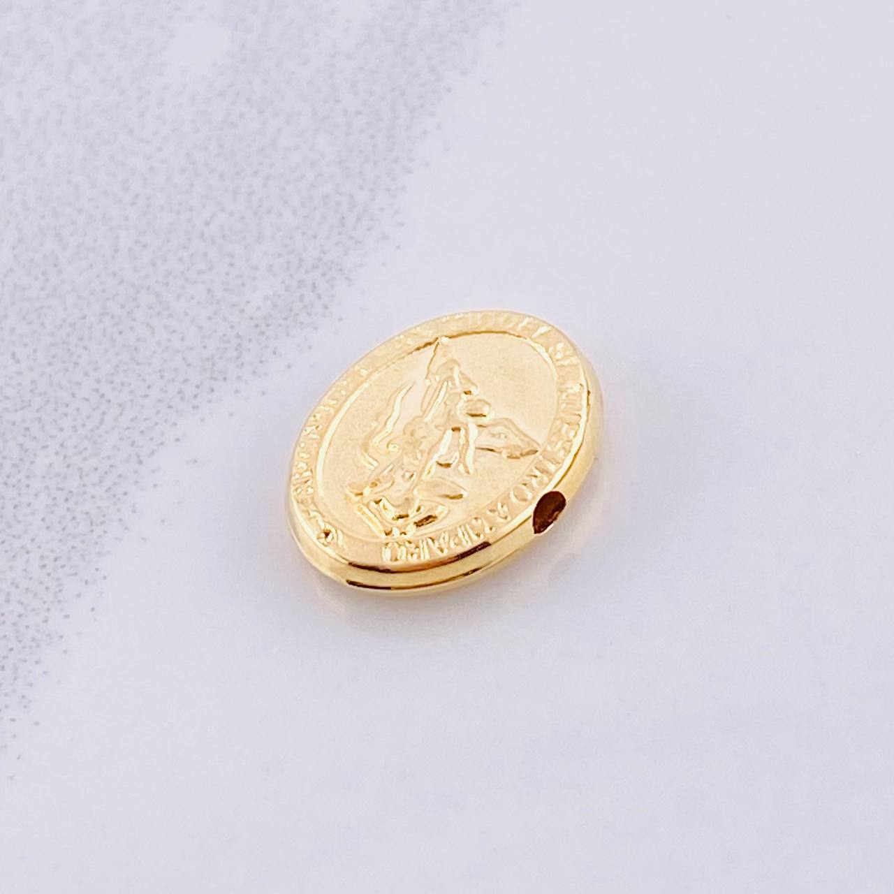 Herraje San Miguel Arcangel 0.45g / 1/2 in Oro Amarillo 18K