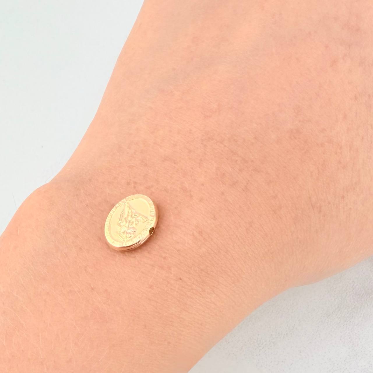 Herraje San Miguel Arcangel 0.45g / 1/2 in Oro Amarillo 18K