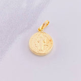 Dije San Benito 0.9g / 3/4 in Oro Amarillo 18K