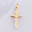 Pendant Cross Christ 0.9g / 1 1/2 in 18K Yellow Gold