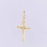 Dije Cruz Cristo 0.85g / 1 1/4 in Oro Amarillo 18K