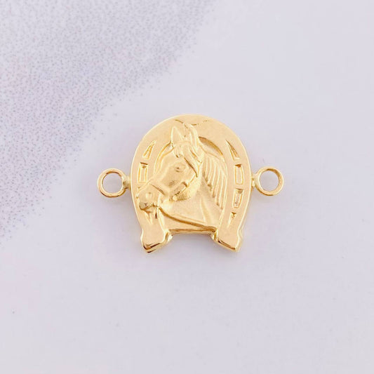 Herraje Herradura Caballo 1.15g / 3/4 in Oro Amarillo 18K
