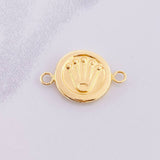 Charm Crown 0.8g / 3/4 in Yellow Gold 18K