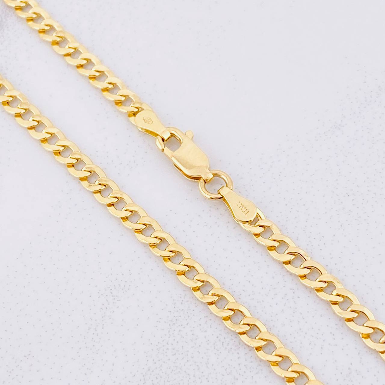 Cuban Links 7.35g / 24 in / 3.4mm Yellow Gold 18K