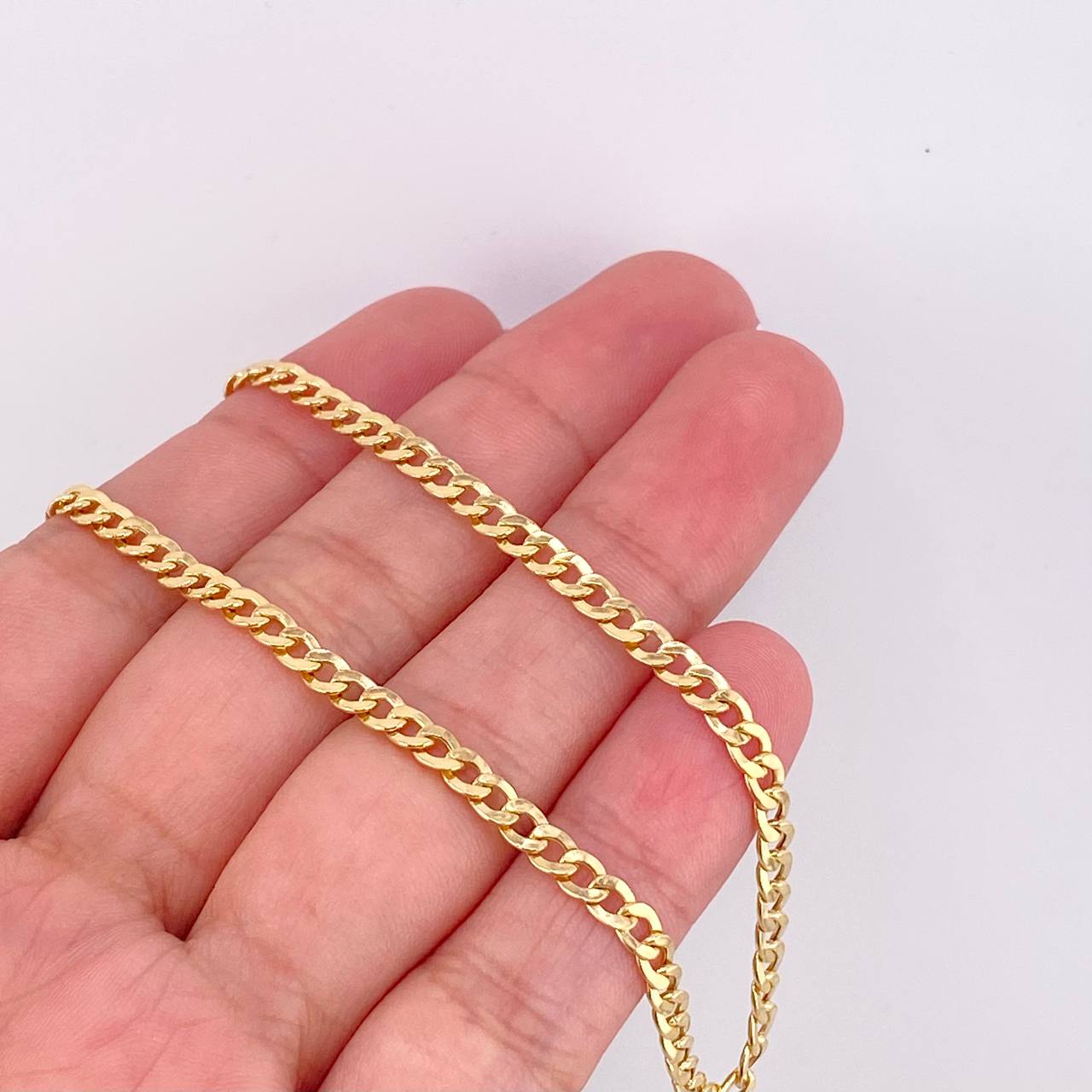Cuban Links 7.35g / 24 in / 3.4mm Yellow Gold 18K