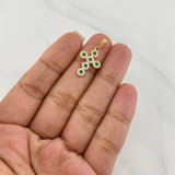 Dije Cruz Tupida 1.45g / 1 in Oro Amarillo 18K