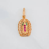Dije Virgen de Guadalupe 1.4g / 3/4 in Oro Rosa 18K