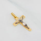 Dije Cruz Cristo Milagroso de Buga 1.65g / 1 in Tres Oros 18K
