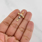 Dije Cruz Cristo Milagroso de Buga 1.65g / 1 in Tres Oros 18K