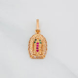 Dije Virgen Guadalupe 1.35g / 3/4 in Oro Rosa 18K