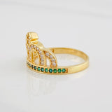 Anillo Corona 3.75g / T7 3/4 Oro Amarillo 18K