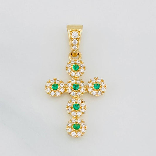 Dije Cruz Tupida 2g / 1 in Oro Amarillo 18K