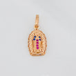 Dije Virgen Guadalupe 1.3g / 3/4 in Oro Rosa 18K