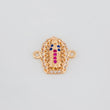 Herraje Virgen Guadalupe 1.3g / 1/2 in Oro Rosa 18K