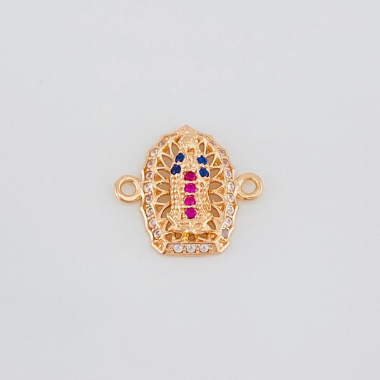 Herraje Virgen Guadalupe 1.3g / 1/2 in Oro Rosa 18K