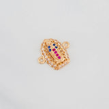 Herraje Virgen Guadalupe 1.3g / 1/2 in Oro Rosa 18K