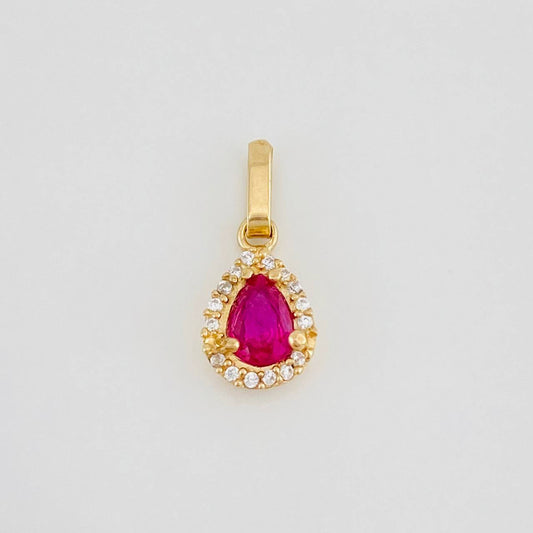Pendant Drop 1.2g / 3/4 in Yellow Gold 18K