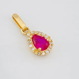 Dije Gota 1.2g / 3/4 in Oro Amarillo 18K