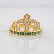 Anillo Corona 3.75g / T7 3/4 Oro Amarillo 18K