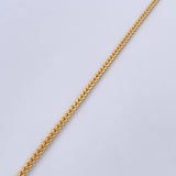 Pulso Franco 3.05gr / 21.1cm / 2.2mm Oro Amarillo +4 18K $