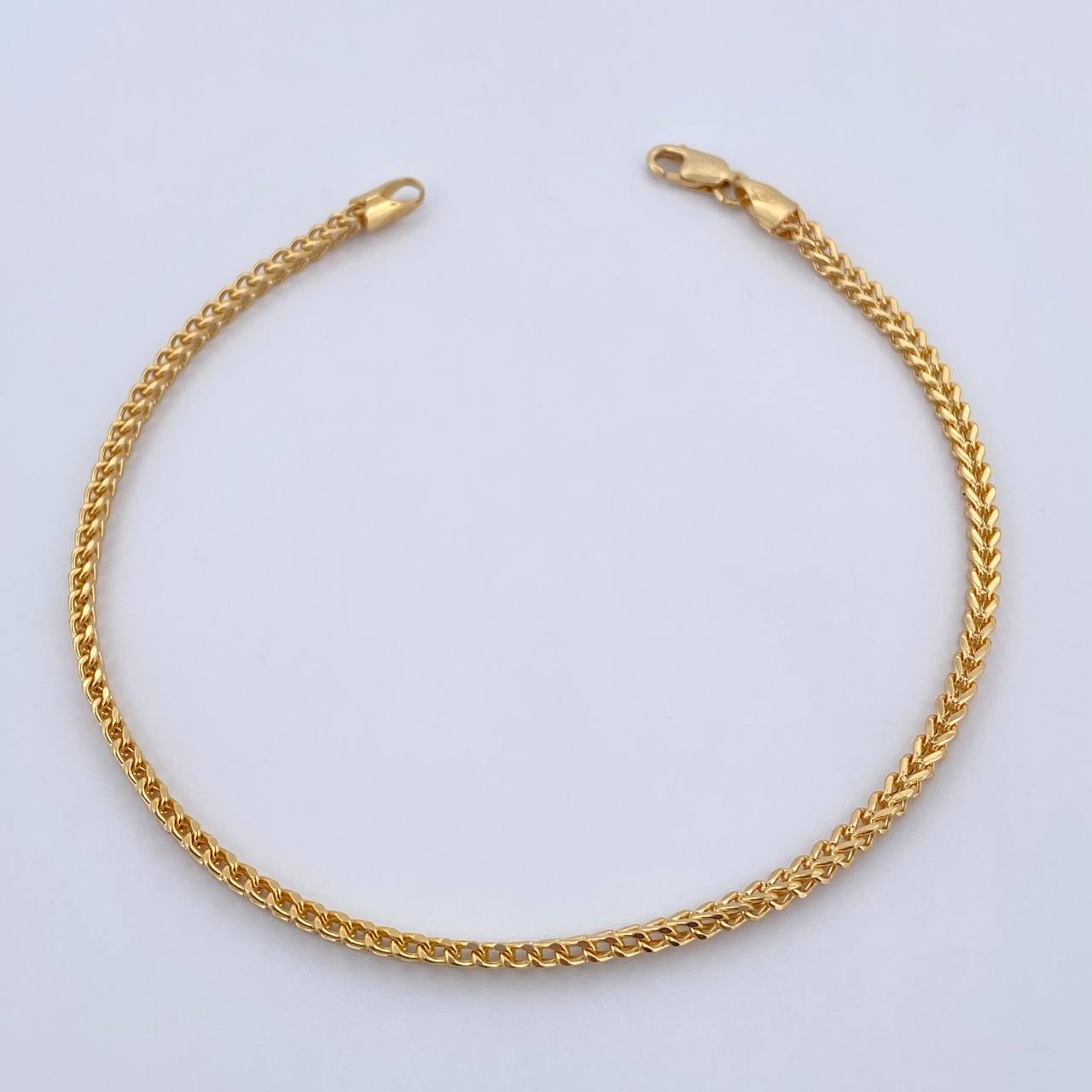 Pulso Franco 3.05gr / 21.1cm / 2.2mm Oro Amarillo +4 18K $