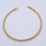 Pulso Franco 3.05gr / 21.1cm / 2.2mm Oro Amarillo +4 18K $