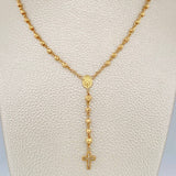 Rosario Virgen Milagrosa 7.75gr / 18 3/4 in / Oro Amarillo 18K &