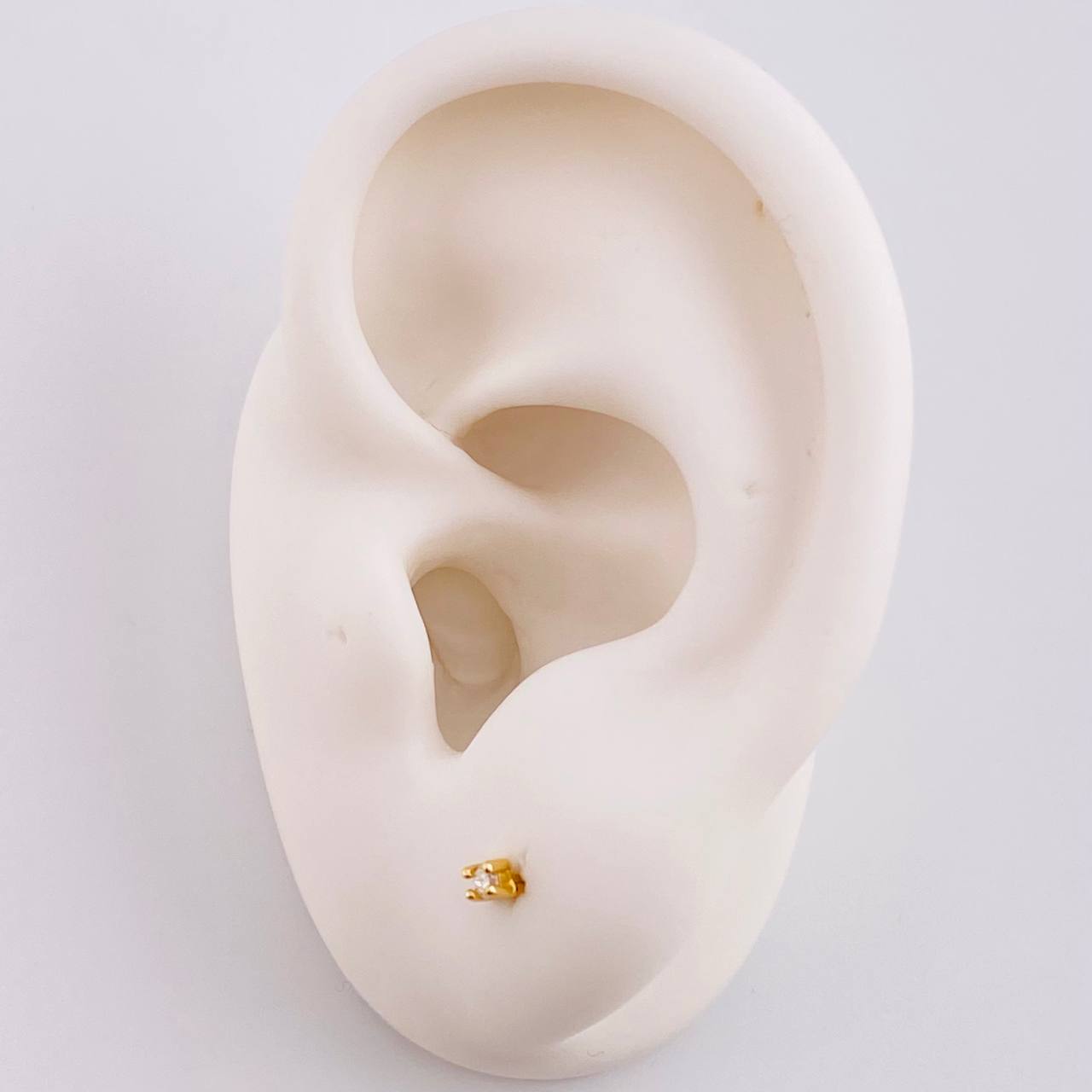 Topo Unico 4 Pts 0.25 g / in / 2.35 mm Oro Amarillo 18K
