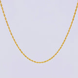 Cadena Lazo 1.1g / 24 in / 1.23mm Oro Amarillo 18K