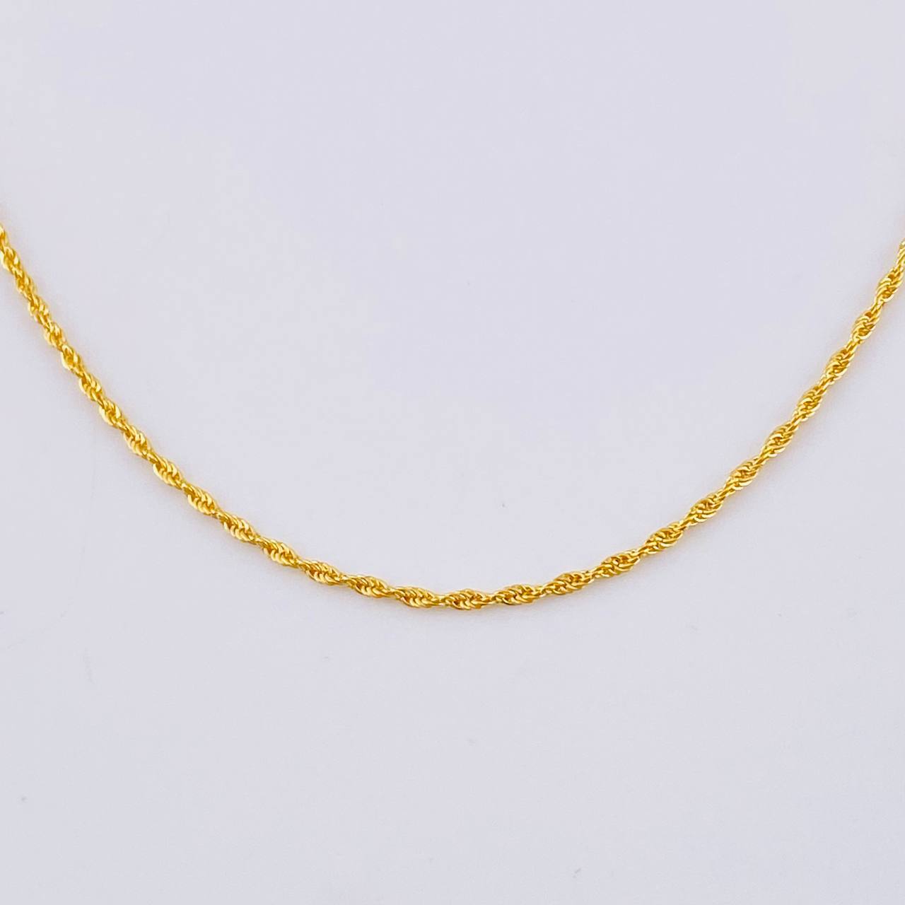 Rope Chain 1.1 g / 23 1/2 in / 1.25 mm 18K Yellow Gold