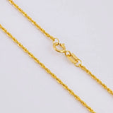 Rope Chain 0.85g / 18 in / 0.6mm Yellow Gold 18K