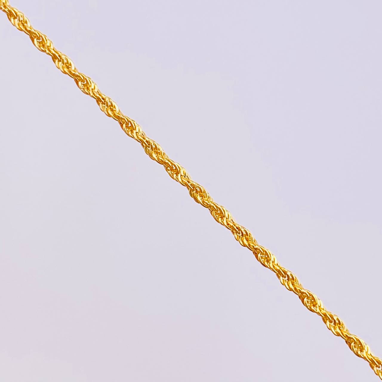 Rope Chain 1.1 g / 23 1/2 in / 1.25 mm 18K Yellow Gold