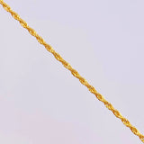 Cadena Lazo 1.1g / 24 in / 1.1mm Oro Amarillo 18K