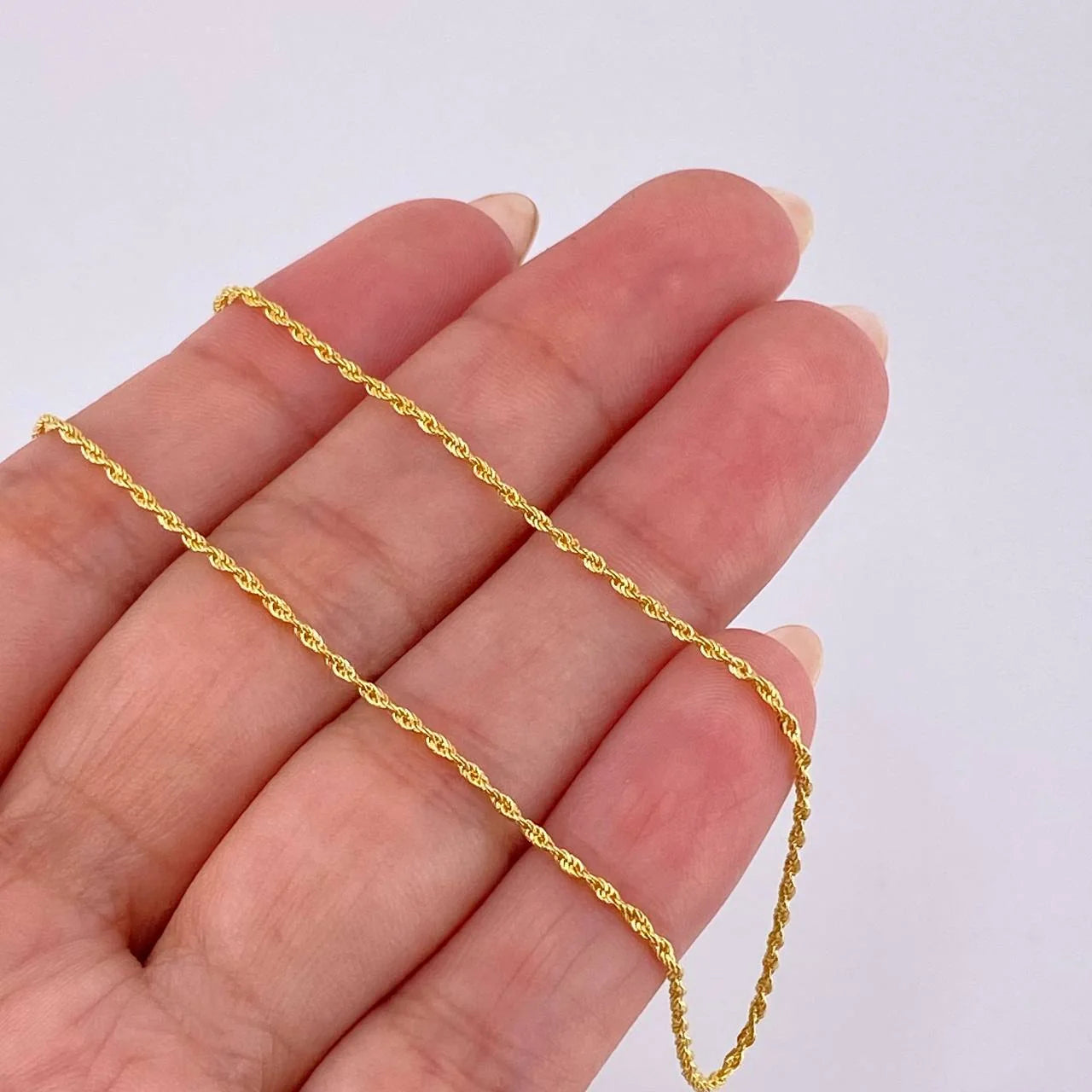 Rope Chain 1g / 24 in / 1.2mm Yellow Gold 18K