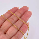 Rope Chain 1g / 24 in / 1.2mm Yellow Gold 18K