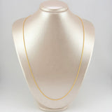 Cadena Lazo 1.1g / 24 in / 1.23mm Oro Amarillo 18K