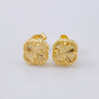 Topos Trebol Diamantado 2 g / in / 7.2 mm Oro Amarillo 18K