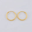 Hoop Earrings 0.45 g / 1/2 in 18K Yellow Gold