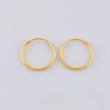 Hoop Earrings 0.45 g / 1/2 in 18K Yellow Gold