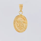 Pendant Saint Michael the Archangel 1.2 g / 1 in Yellow Gold 18K