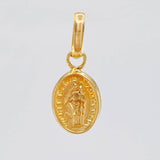 Dije Virgen Maria Auxiliadora 0.35 g / 1/2 in Oro Amarillo 18K
