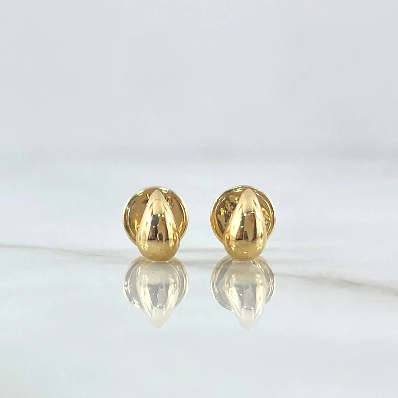 Topos Gota 0.7 g / in / 8.2 mm Oro Amarillo 18K