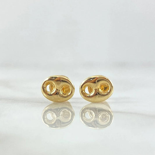 Stud Earrings Gc 0.65 g / in / 6.25 mm Yellow Gold 18K