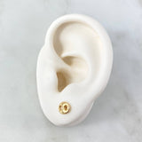Stud Earrings GC 0.6gr / 18K Gold ©