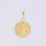 Dije San Benito 1.05g / 1 in Oro Amarillo 18K